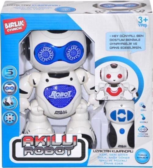 Uzaktan Kumandalı Işıklı Müzikli Akıllı Robot