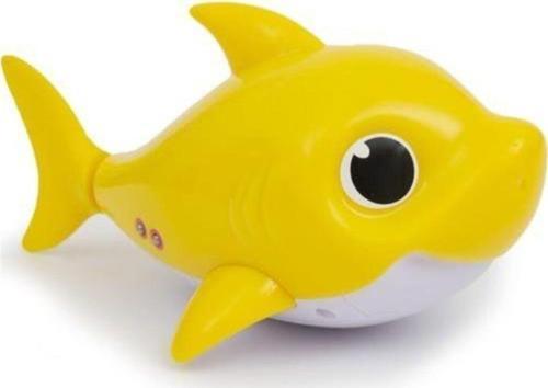Baby Shark Yüzen Ve Sesli Figür Banyo Oyuncağı Sarı