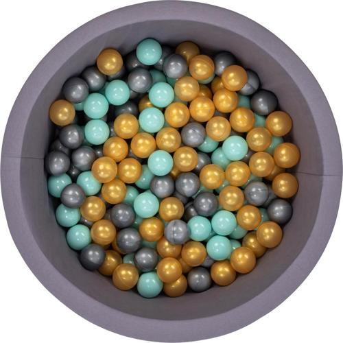 Bubble Pops Gri Top Havuzu -Gri/Mint/Gold Top