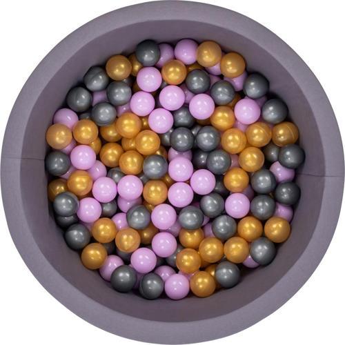 Bubble Pops Gri Top Havuzu -Gri/Lila/Gold Top