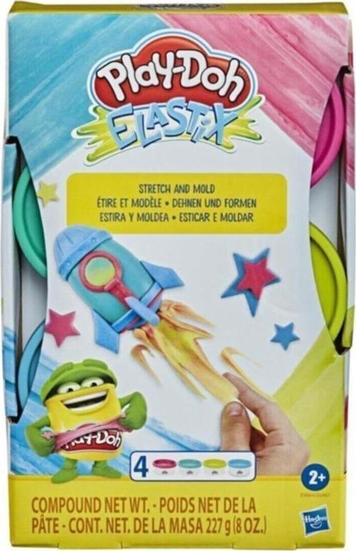 Elastik 4 Lü Oyun Hamuru Elastik