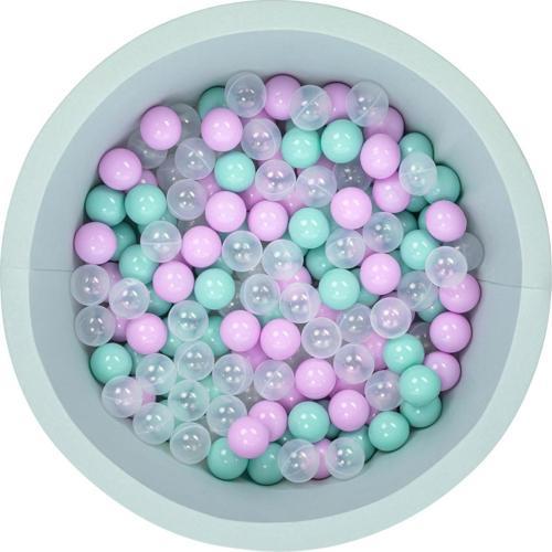 Bubble Pops Mint Top Havuzu -Mint/Şeffaf/Lila Top