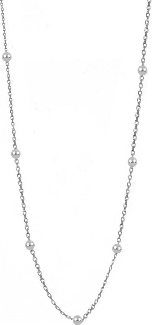 Gümüş  60 cm top top zincir 