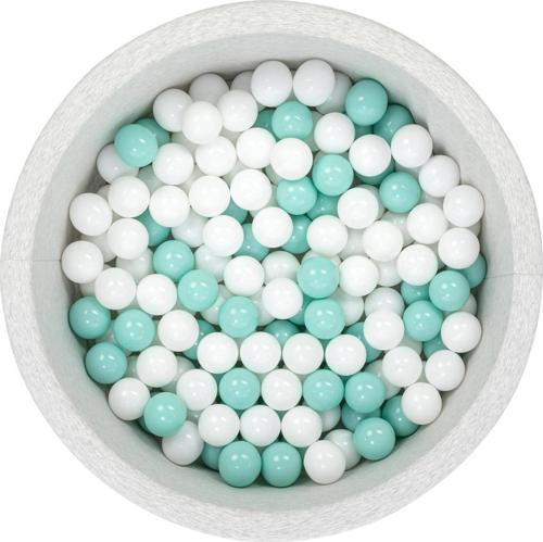 Bubble Pops Sünger Top Havuzu / Beyaz, Mint Toplu