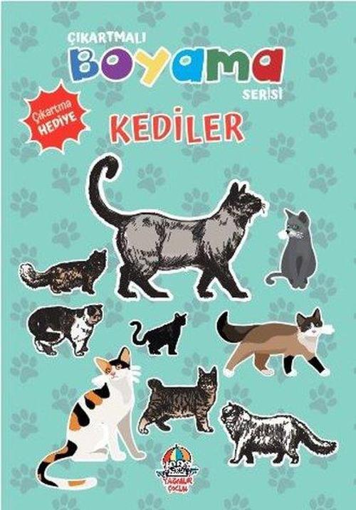 Kediler - Çıkartmalı Boyama Serisi