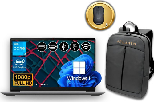 Ideapad3 I3-1215U 16GB 1TB M.2 SSD 82RK011BTX ATL39 15.6" W11Pro Notebook Çanta & Mouse