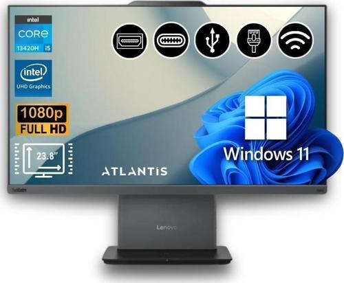 ThinkCentre neo 50a 24 Gen 5 I5-13420H 40GB 512GB M.2 SSD  12SC000QTR  ATL37 23.8" W11Pro  All In One Bilgisayar