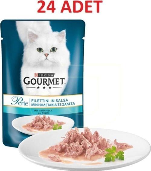 Perle Izgara Ton Balıklı Yaş Kedi Maması 85 Gr 24 Adet