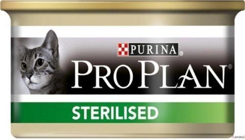Proplan Sterilised Somon Kısır Kedi Konservesi 85 Gr X 12 Adet Yaş Mama