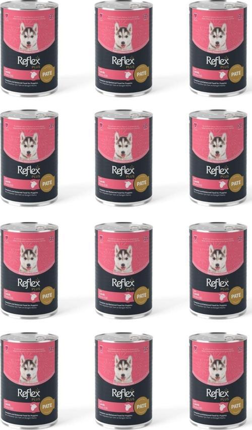 Plus Kuzulu Parça Etli Yavru Köpek Konservesi 395 Gr 12 Adet