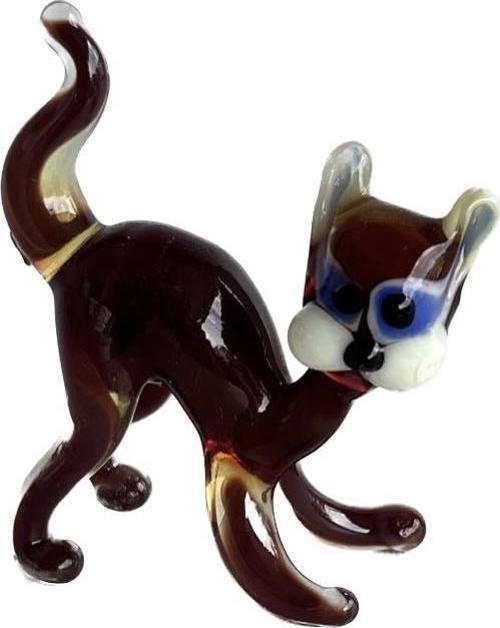 El Yapımı Murano Cam Kedi Biblo A25-03
