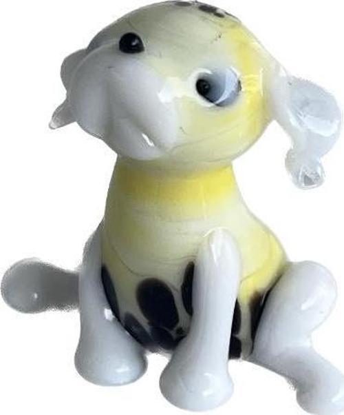 El Yapımı Murano Cam Köpek Biblo A43-03