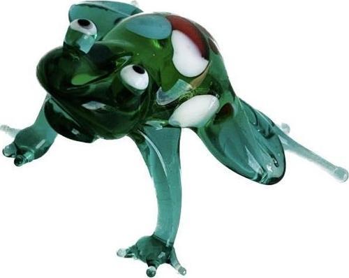 El Yapımı Murano Cam Kurbağa Biblo A07
