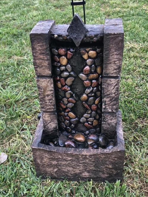 Ledli Dekoratif Şelale 33x20x13cm DW72129 - Masaüstü Şelale