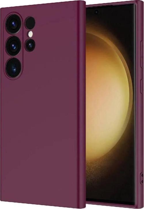 Samsung S24 Ultra Silikon Kılıf (Bordo)