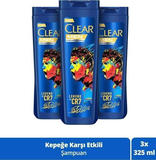 Men Kepeğe Karşı Etkili Şampuan Legend By Cr7 Cristiano Ronaldo 325 Ml X3