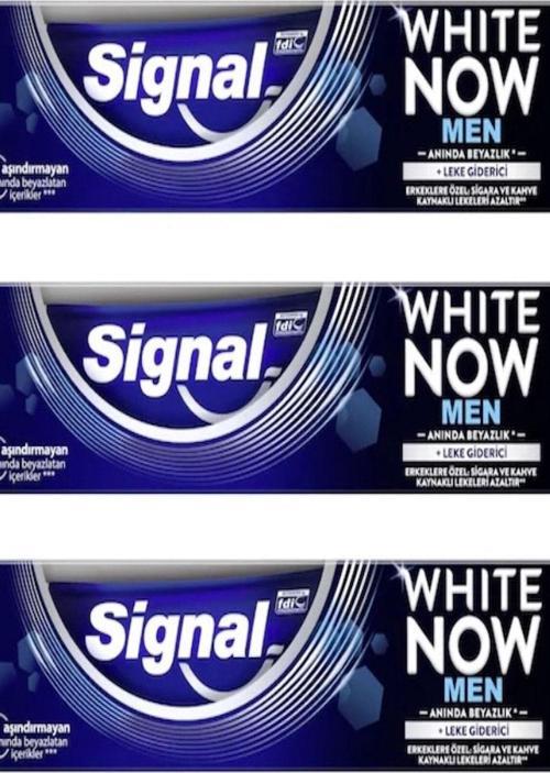 White Now 75 Ml Men Diş Macunu X 3 Adet