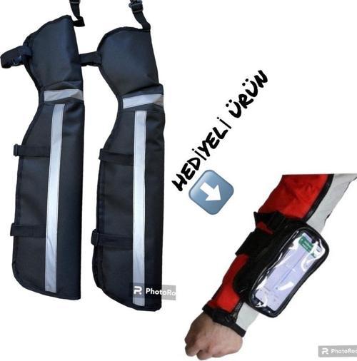 Bacak Rüzgar Koruma Kolay Giyimli Dizlik ( TELEFON KOL TUTUCU HEDİYELİ )