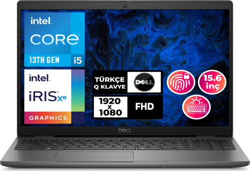 Latitude 3550 i5-1335U 32GB 1TB SSD 15.6" FHD W11P Taşınabilir Bilgisayar N006l355015U 011