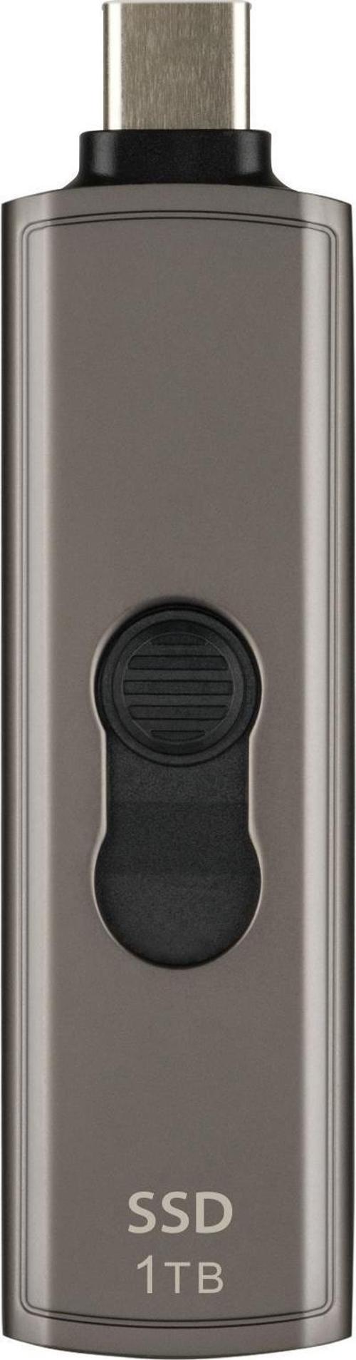 TS1TESD330C 1TB Type-C 10Gbps Gizlenebilir Başlıklı Taşınabilir Metal Kasa SSD