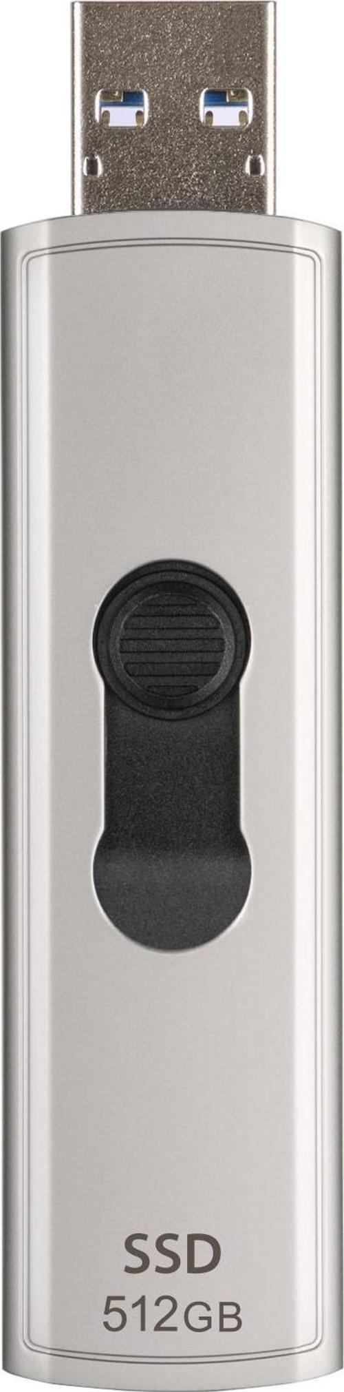 TS512GESD320A 512GB USB 10Gbps 1050/950MB/s Gizlenebilir Başlıklı Taşınabilir Metal Kasa SSD