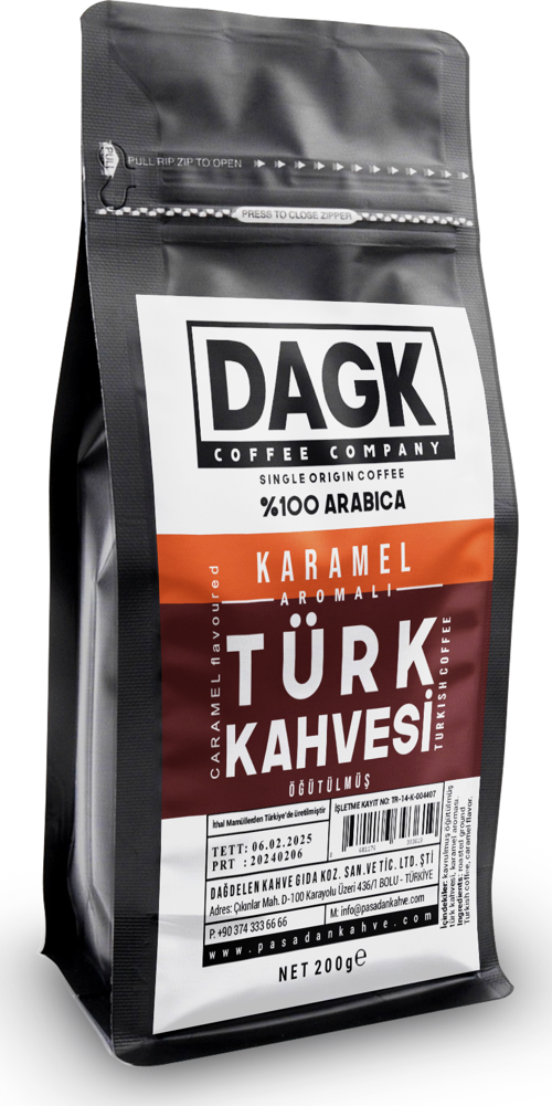 Karamelli Türk Kahvesi 200g (AROMALI)