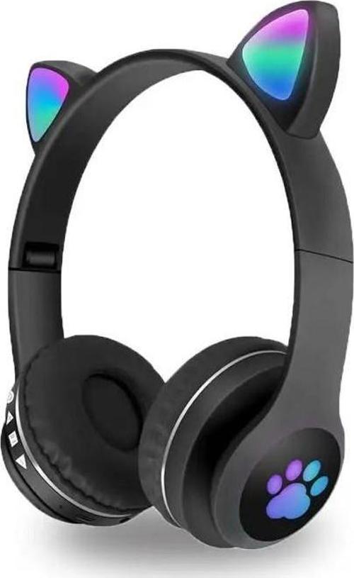 VZV23M Radyolu Işıklı Kedi Kulak Bluetooth Kulaklık