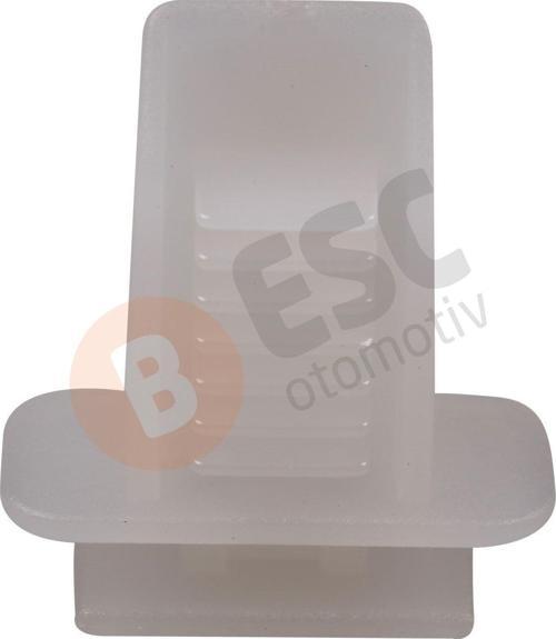 Fiat için 10 Adet Plastik Klips Beyaz 60811628