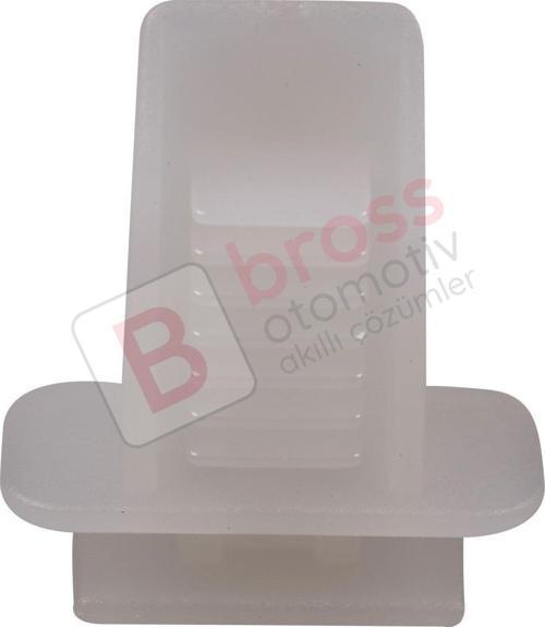 Fiat için 10 Adet Plastik Klips Beyaz 60811628