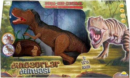 1982 Infrared Kumandalı Sesli ve Işıklı Hareketli Dinozor -Sunman