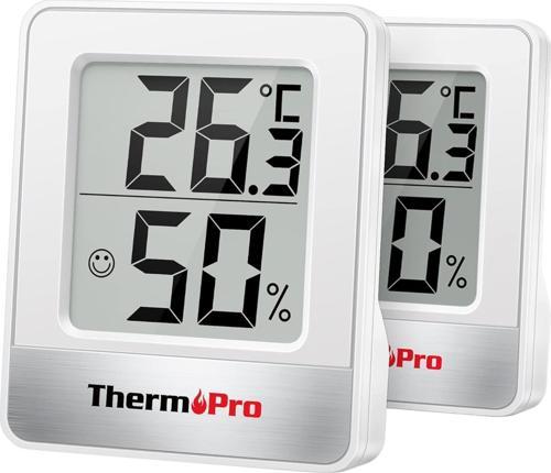 TP49W Mini İç Mekan Dijital Isı ve Nem Ölçer Termometre 2 Adet