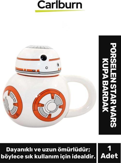 Özel Tasarım Dekoratif Şık Hediyelik Porselen Star Wars Kupa Bardak 13*14 Cm