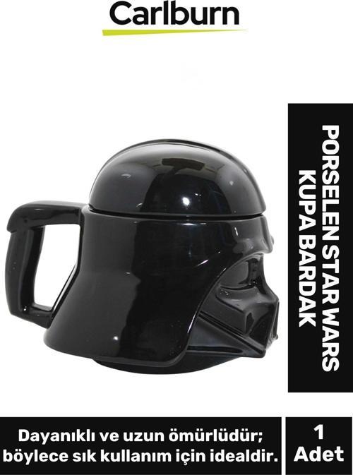 Özel Tasarım Dekoratif Şık Hediyelik Porselen Star Wars Kupa Bardak 13*18 Cm