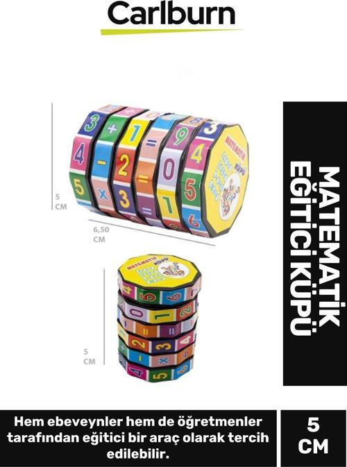 Özel Üretim Eğitici Zeka Geliştirici Öğretici Sağlam Plastik Renkli Temel Matematik Küpü
