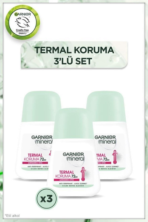 Mineral Termal Koruma Roll On Deodorant 50 ml x 3 Adet