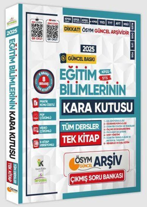 2025 MEB-AGS Eğitim Bilimlerinin Kara Kutusu TÜM DERSLER TEK KİTAP Çıkmış Soru Bankası K.Özetli Çözümlü