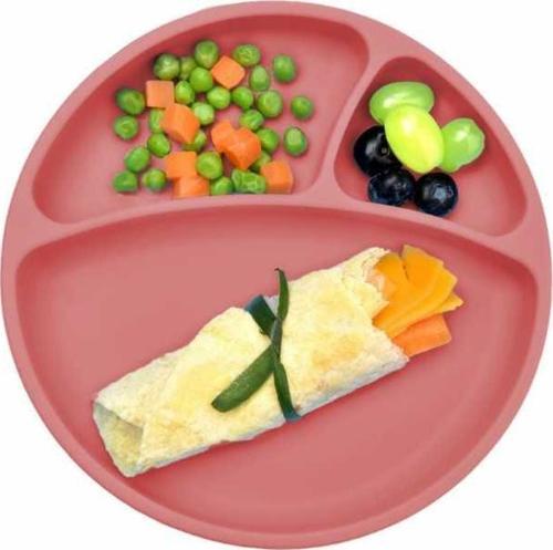 Vakum Tabanlı Silikon Tabak Bordo