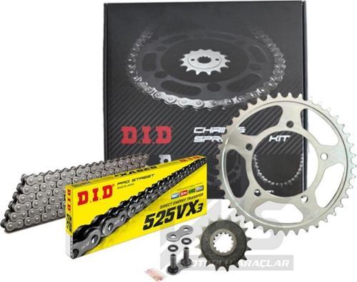 Dıd Çelik Zincir Dişli Seti  525vx3 118  Jtf1591-16rb  Yamaha Mt-09 Tracer 2019-2020