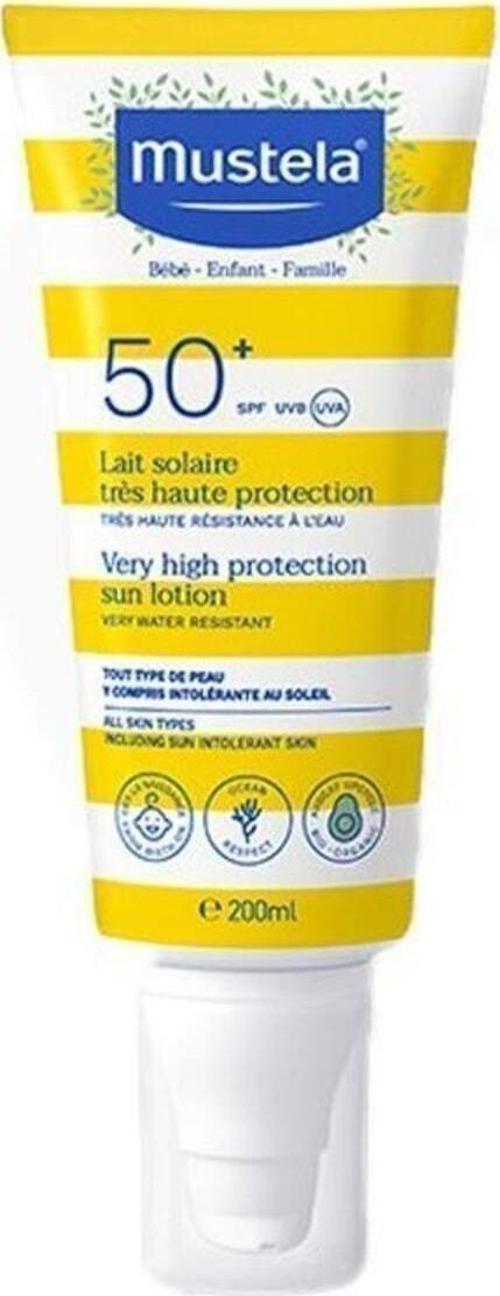 Spf 50+ Çok Yüksek Koruma Faktörlü Güneş Losyonu 200Ml