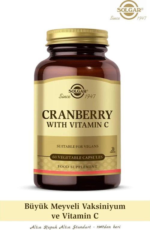 Cranberry With Vitamin C 60 Kapsül