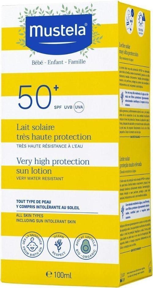 Very High Protection Spf 50 Güneş Kremi 100 Ml Yenidoğandan Itibaren Tüm Aile Için