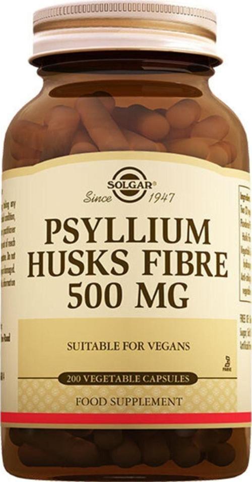 Psyllium Husks Fibre 200 Kapsül Pisilyum Pisilium