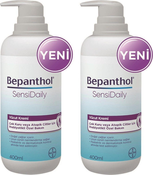 Sensidaily Pompalı Vücut Kremi 400 Ml 2 Adet