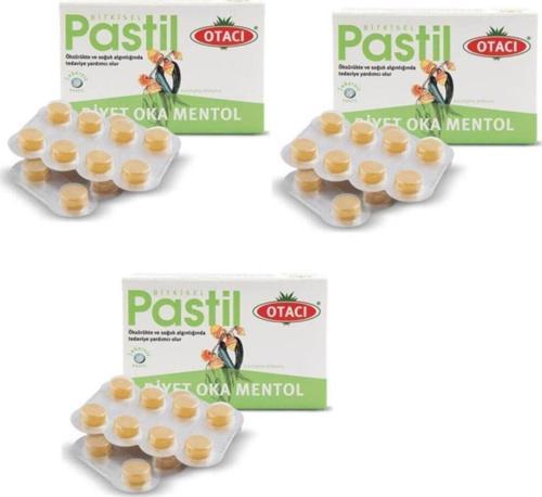 Pastil Oka Mentol  16'Lı 3 Adet