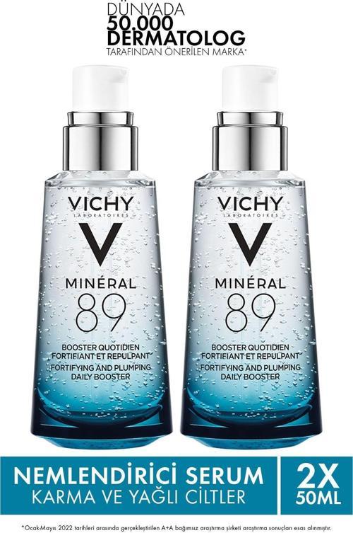 Mineral 89 Hyalüronik Asit İçeren Nemlendirici Ve Güçlendirici Serum 50 Mlx 2 8681689315054