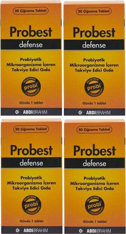 Defense 20 Çiğneme Tablet 4 Adet