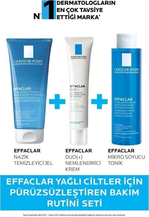 Effaclar Yağlı Ciltler İçin Pürüzsüzleştiren Bakım Rutini Seti 20191122005