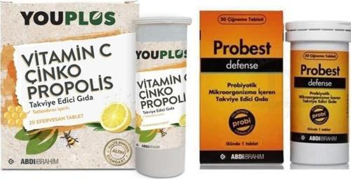 C Vitamini 20 Tablet + Probest Defence 20 Tablet