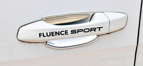 Fluence Sport Kapı Kolu ve Jant sticker seti 8 adet yazı 388