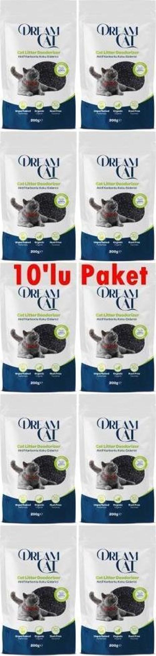 Kedi Kumu Koku Giderici Aktif Karbonlu 10x200 Gr